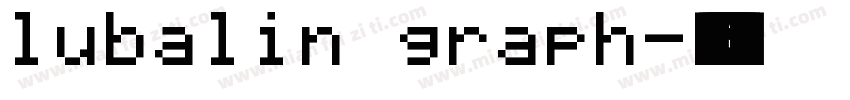 lubalin graph字体转换
